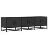 vidaXL TV-Schrank Schwarz 150x35x41 cm Holzwerkstoff und Metall