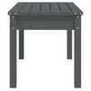 vidaXL Gartenbank Grau 80x44x45 cm Massivholz Kiefer