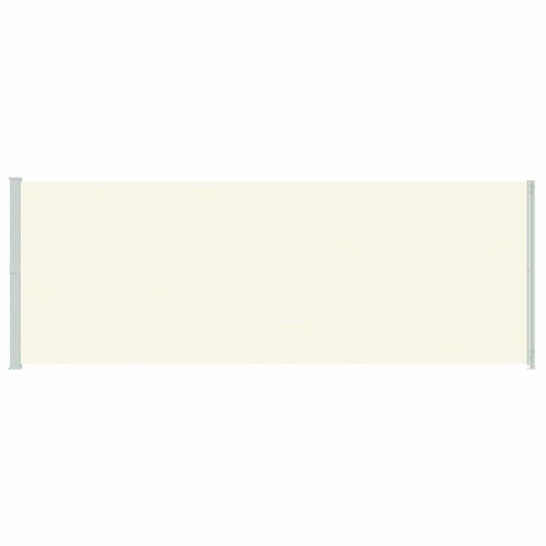 vidaXL Seitenmarkise Ausziehbar 220x600 cm Creme