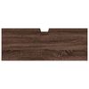 vidaXL Waschbeckenunterschrank Braun Eiche 80x30x60 cm Holzwerkstoff