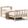 vidaXL Massivholzbett ohne Matratze 100x200 cm Kiefernholz