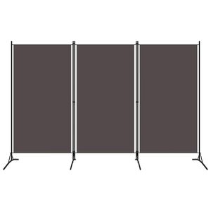 vidaXL 3-tlg. Raumteiler Anthrazit 260x180 cm