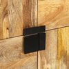 vidaXL Highboard 80x30x95 cm Massives Raues Mangoholz