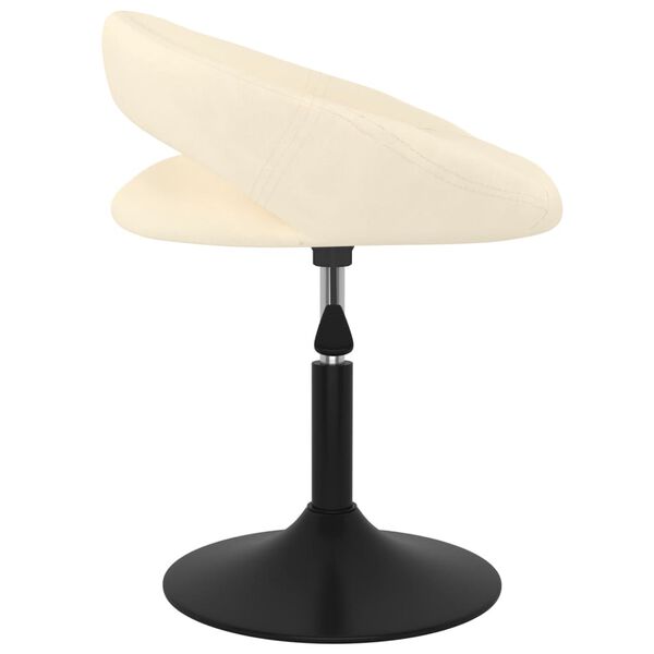 vidaXL Barhocker Creme Samt