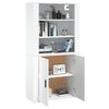 vidaXL Highboard Weiß Holzwerkstoff