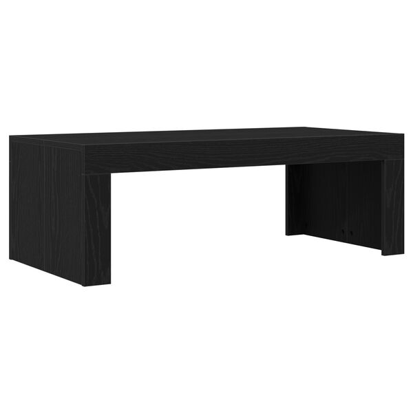 vidaXL Couchtisch Schwarz Eichen-Optik 102 x 50 x 35 cm Holzwerkstoff