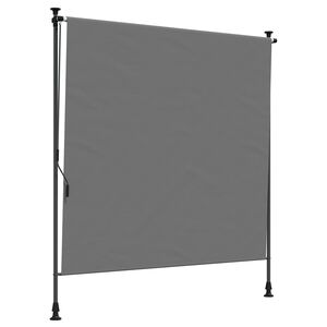 vidaXL Outdoor Rollo Hellgrau 120 x 270 cm