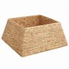 vidaXL Weihnachtsbaumkragen Quadratisch Braun 60 x 60 x 28 cm
