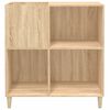 vidaXL Plattenschrank Sonoma-Eiche 84,5x38x89 cm Holzwerkstoff