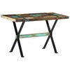vidaXL Esstisch 120x60x76 cm Altholz Massiv