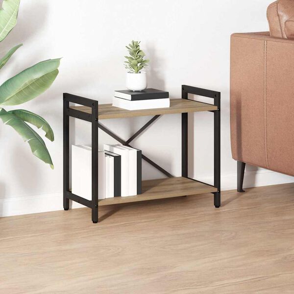 vidaXL B&uuml;cherregal Artisan-Eiche 60 x 30 x 50 cm Holzwerkstoff