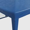 vidaXL Partyzelt mit 12 Mesh-Seitenteilen Blau 8x4 m HDPE