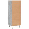 vidaXL Highboard Betongrau 40x36x110 cm Holzwerkstoff