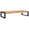 vidaXL Badregal Braun 120 x 50 x 23 cm Massives rohes Mangoholz