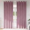 vidaXL Verdunkelungsvorh&auml;nge 2 pcs Dunkelrosa 140 x 225 cm Samt