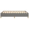 vidaXL Boxspringbettgestell Dunkelgrau 140x190 cm Stoff