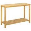 vidaXL Gartenkonsole Tisch Helles Akazienholz 110 x 40 x 75 cm
