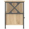 vidaXL TV-Schrank Sonoma Eiche 102x33x45 cm Holzwerkstoff & Eisen