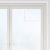 vidaXL Fensterfolien 5 Stk. Statisch Matt Wei&szlig; PVC