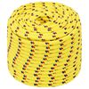 vidaXL Mehrzweck-Allzweckseil 12 mm 50 m Gelb PP 930 kg Max. Traglast