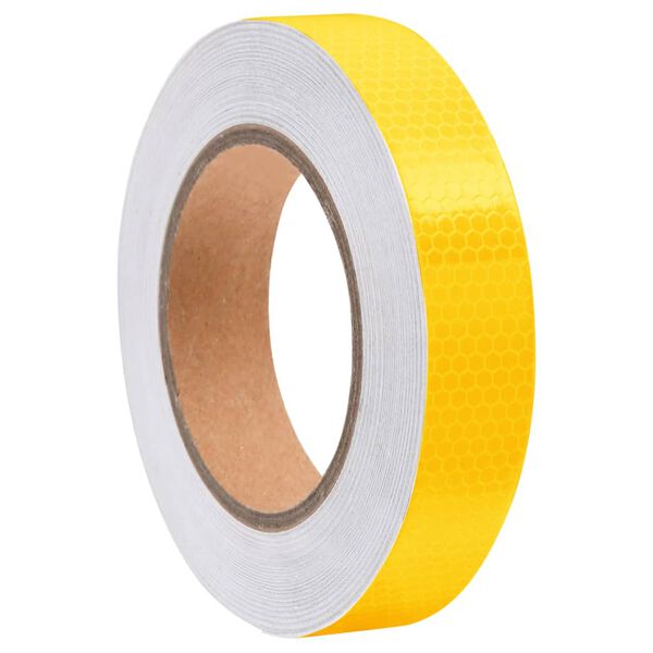 vidaXL Reflektorband Gelb 2,5 cmx20 m PVC