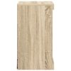 vidaXL Sideboard mit LED-Leuchten Sonoma-Eiche 41x37x67 cm