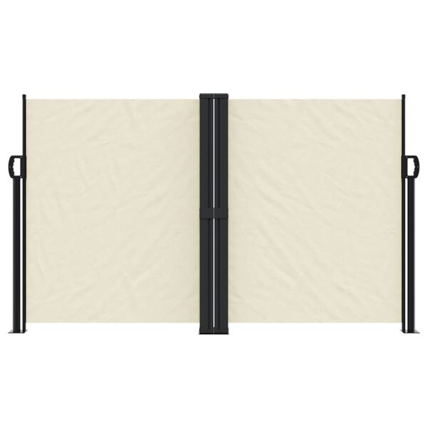 vidaXL Seitenmarkise Ausziehbar Creme 140x600 cm