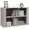 vidaXL Sideboard Grau Sonoma 80x30x54 cm Holzwerkstoff