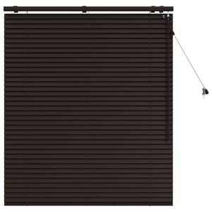 vidaXL Venezianische Jalousie Dunkelbraun 120 x 130 cm 35 mm