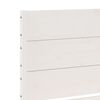 vidaXL Massivholzbett Extra Lang ohne Matratze Wei&szlig; 180x220 cm