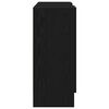 vidaXL Sideboard Schwarz Eichen-Optik 120 x 30,5 x 70 cm Holzwerkstoff