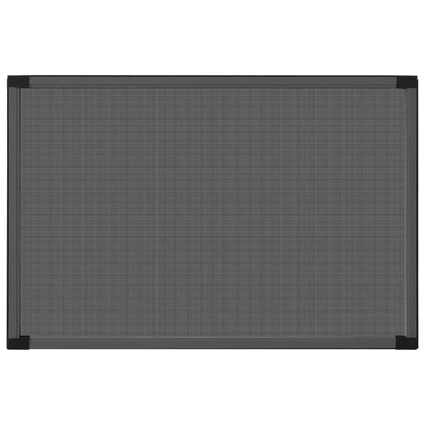vidaXL Teleskop-Fliegengitter f&uuml;r Fenster Anthrazit (100-193)x75 cm