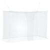 vidaXL Moskito-Netz f&uuml;r das Bett 3 stk. 156 Mesh Wei&szlig; Polyester