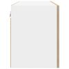 vidaXL H&auml;ngeschrank mit T&uuml;r Sonoma-Eiche 80 x 31 x 40 cm Holzwerkstoff