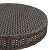 vidaXL Gartentisch Braun 60,5x106 cm Poly Rattan
