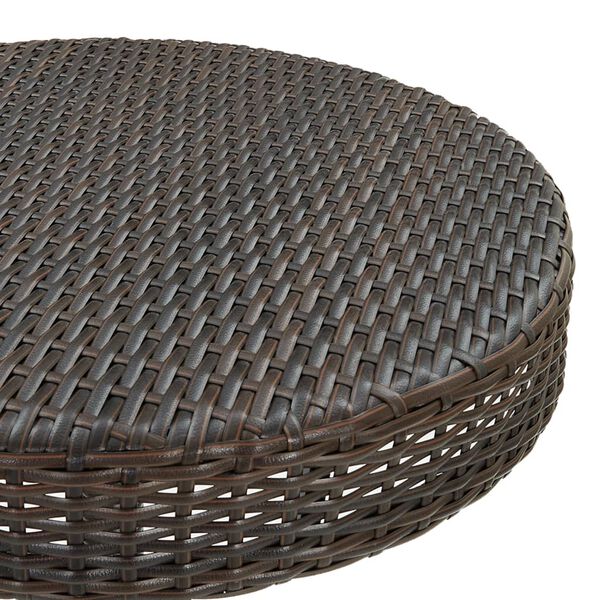 vidaXL Gartentisch Braun 60,5x106 cm Poly Rattan