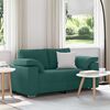 vidaXL Sofa Dunkelgr&uuml;n 160 x 80 x 82 cm Stoff