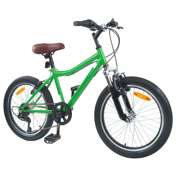 vidaXL Kinderfahrrad 20 Zoll 6-Speed f&uuml;r 6-11 Jahre alt Gr&uuml;n