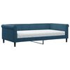 vidaXL Tagesbett mit Matratze Blau 100x200 cm Samt