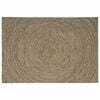 vidaXL Bereichsteppiche Nat&uuml;rlich und Schwarz 200 x 290 cm Jute