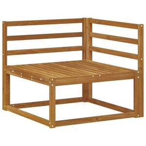 vidaXL Outdoor Ecksofa Natur 83 x 83 x 73 cm Massivholz Akazie