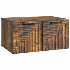 vidaXL Wandmontierter TV-Schrank Ger&auml;ucherte Eiche 59,5 x 41 x 30 cm