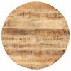 vidaXL Tischplatte Massivholz Mango Rund 15-16 mm 70 cm