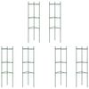 vidaXL Tomatenk&auml;fige 6 Stk. 116 cm Stahl und PP