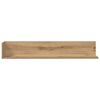 vidaXL Wandregale 2 Stk. Artisan-Eiche 100x16,5x16,5 cm Holzwerkstoff