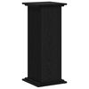 vidaXL Pflanzenst&auml;nder Schwarz Eichen-Optik 33 x 33 x 80 cm