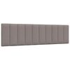 vidaXL Bettgestell ohne Matratze "Hanko" Taupe 180x200 cm Stoff