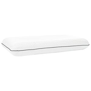 vidaXL Schlafkissen Uni Wei&szlig; 80 x 40 x 12 cm Gelschaum