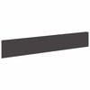 vidaXL Rasenkante 10 stk. 100 x 18 cm Stahl Schwarz