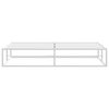 vidaXL Bettgestell ohne Matratze Weiß 180x200 cm Metall